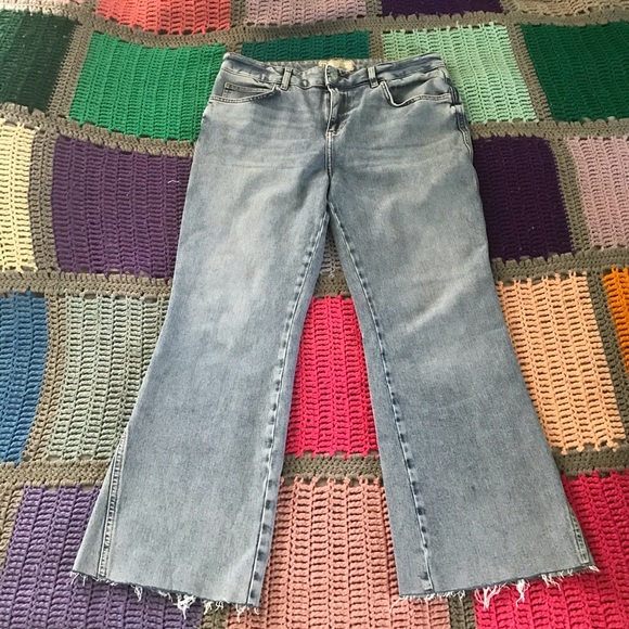 Free People Denim - Free People crop kick flare!